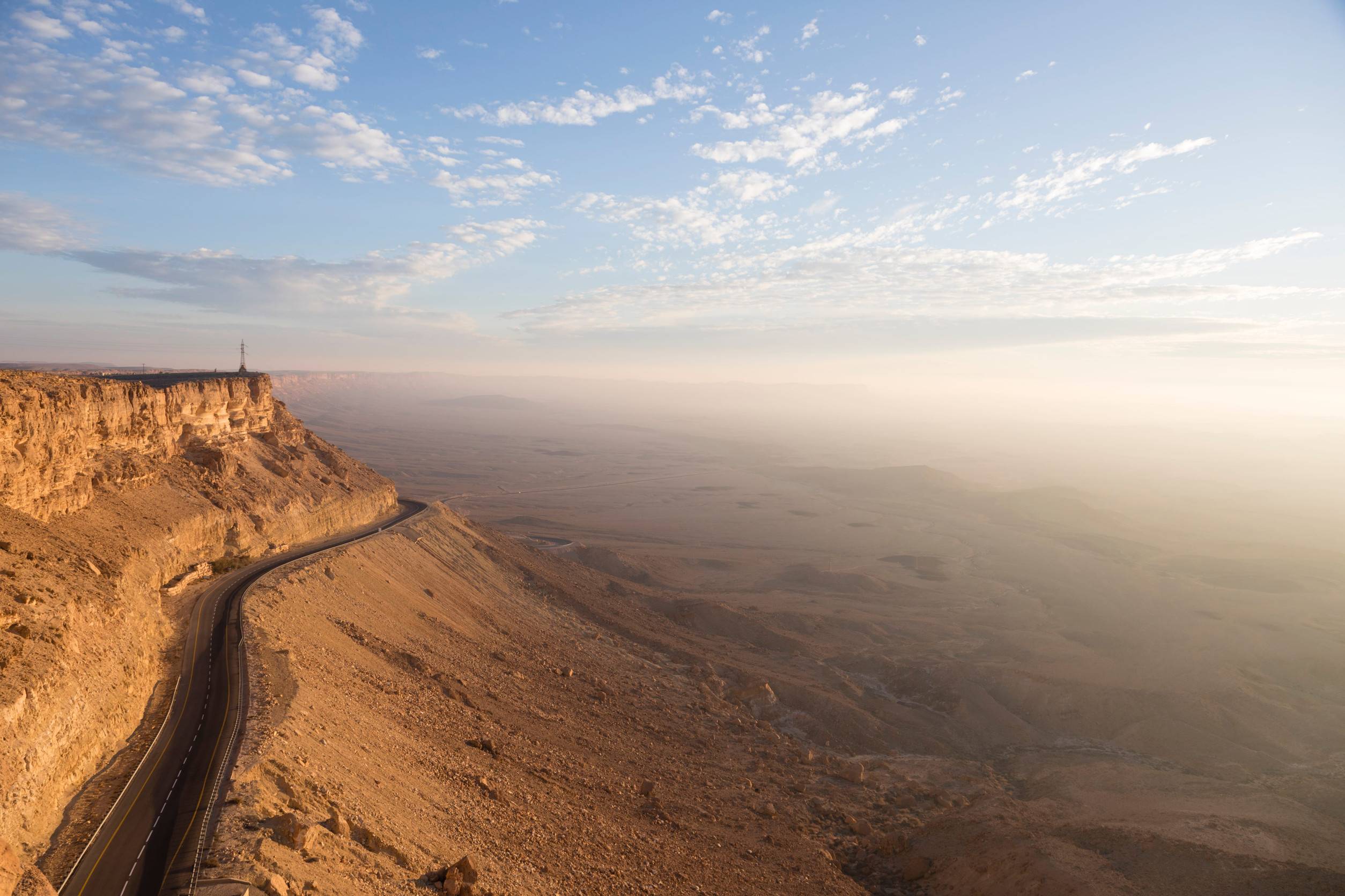 Aerial View Of Negev Desert Israel