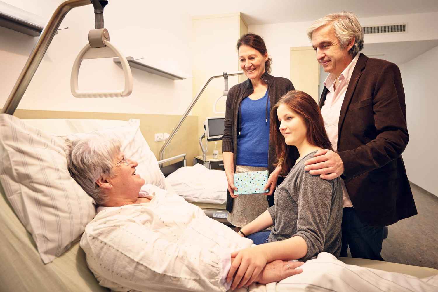 Family Visiting The Patient