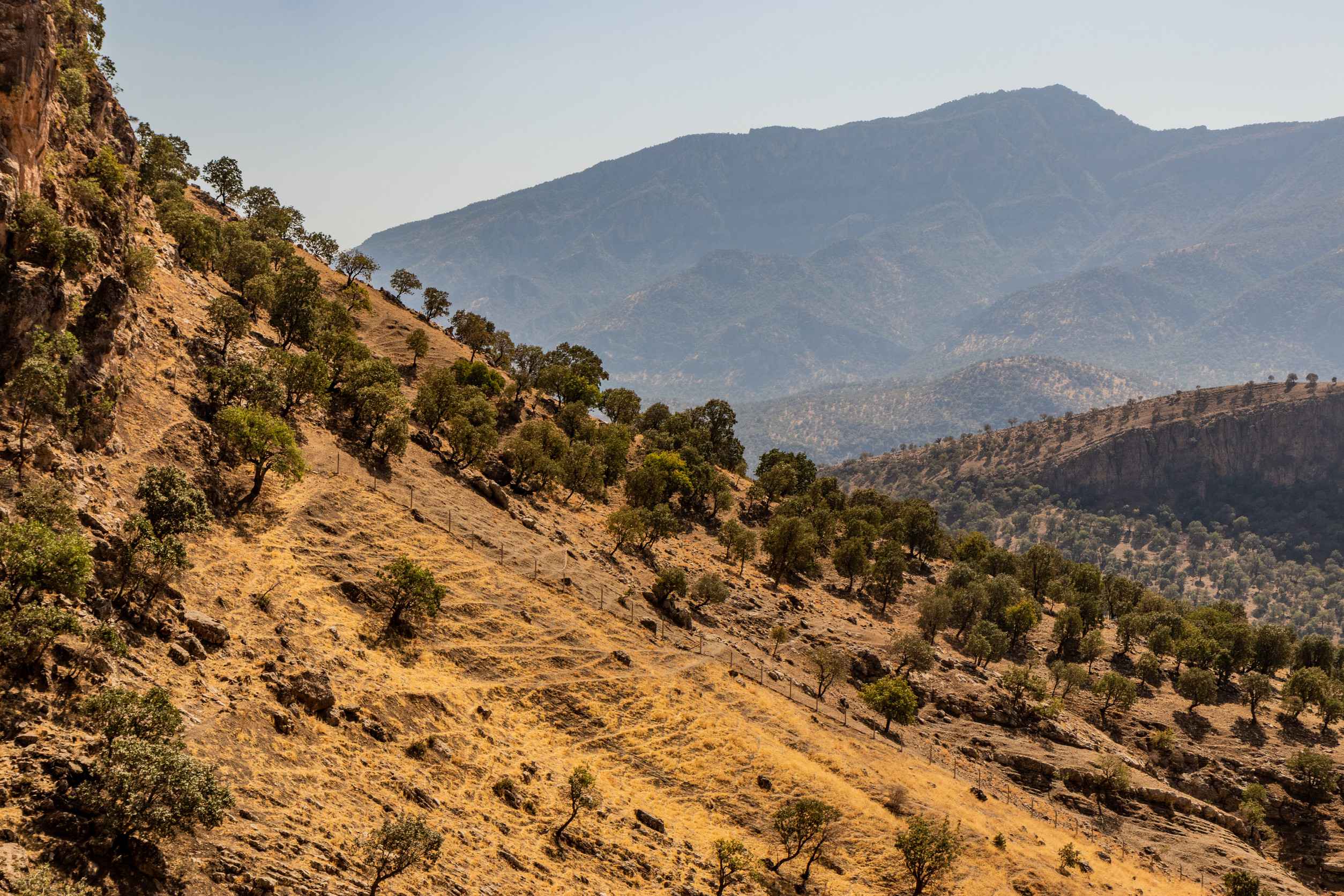 Mountains Near Shanidar Cave Kurdistan Region Of Iraq