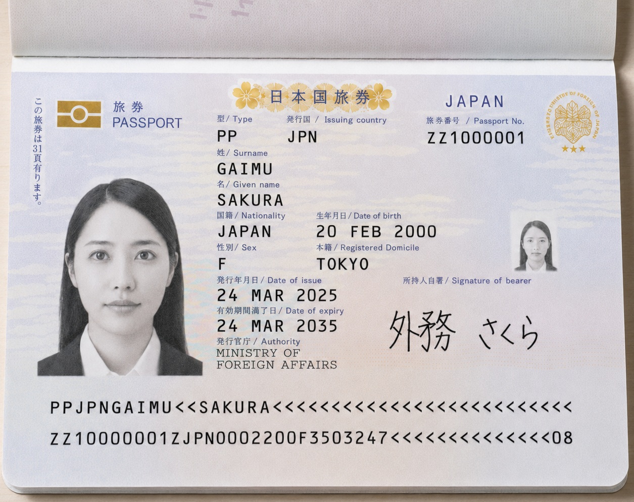 Passport Bio Page