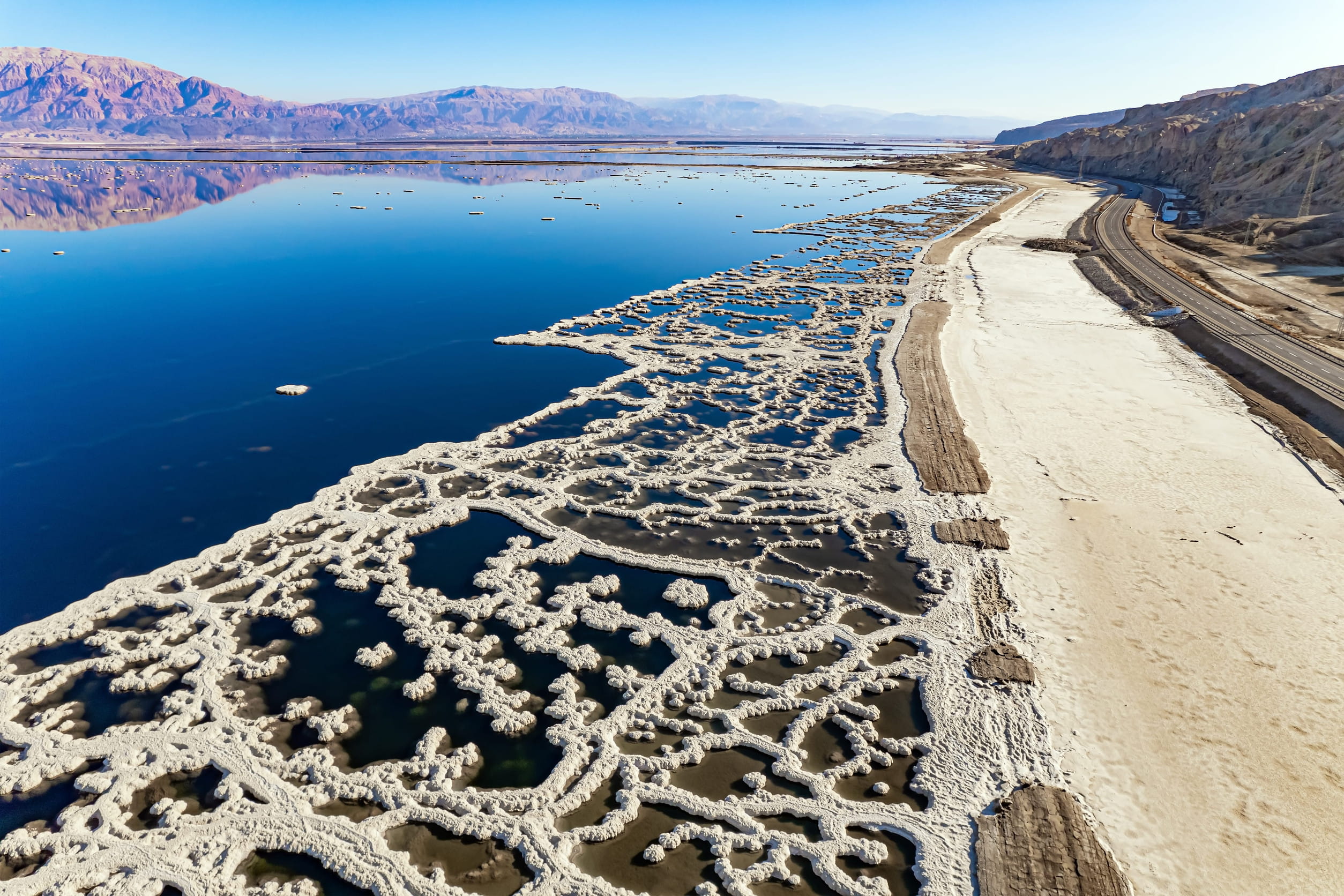 Salt Patterns On Water