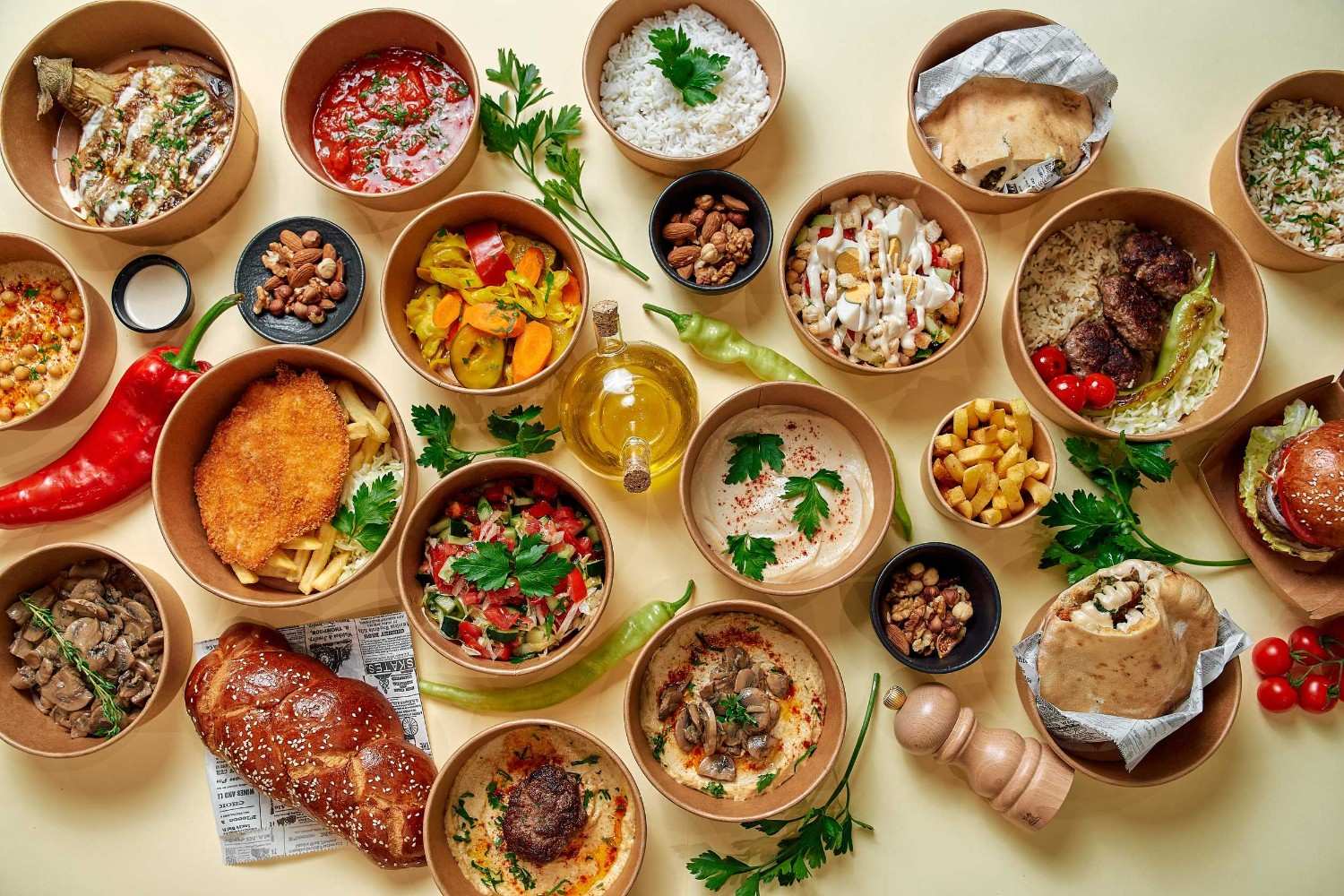 Spread Of Israeli Cuisine