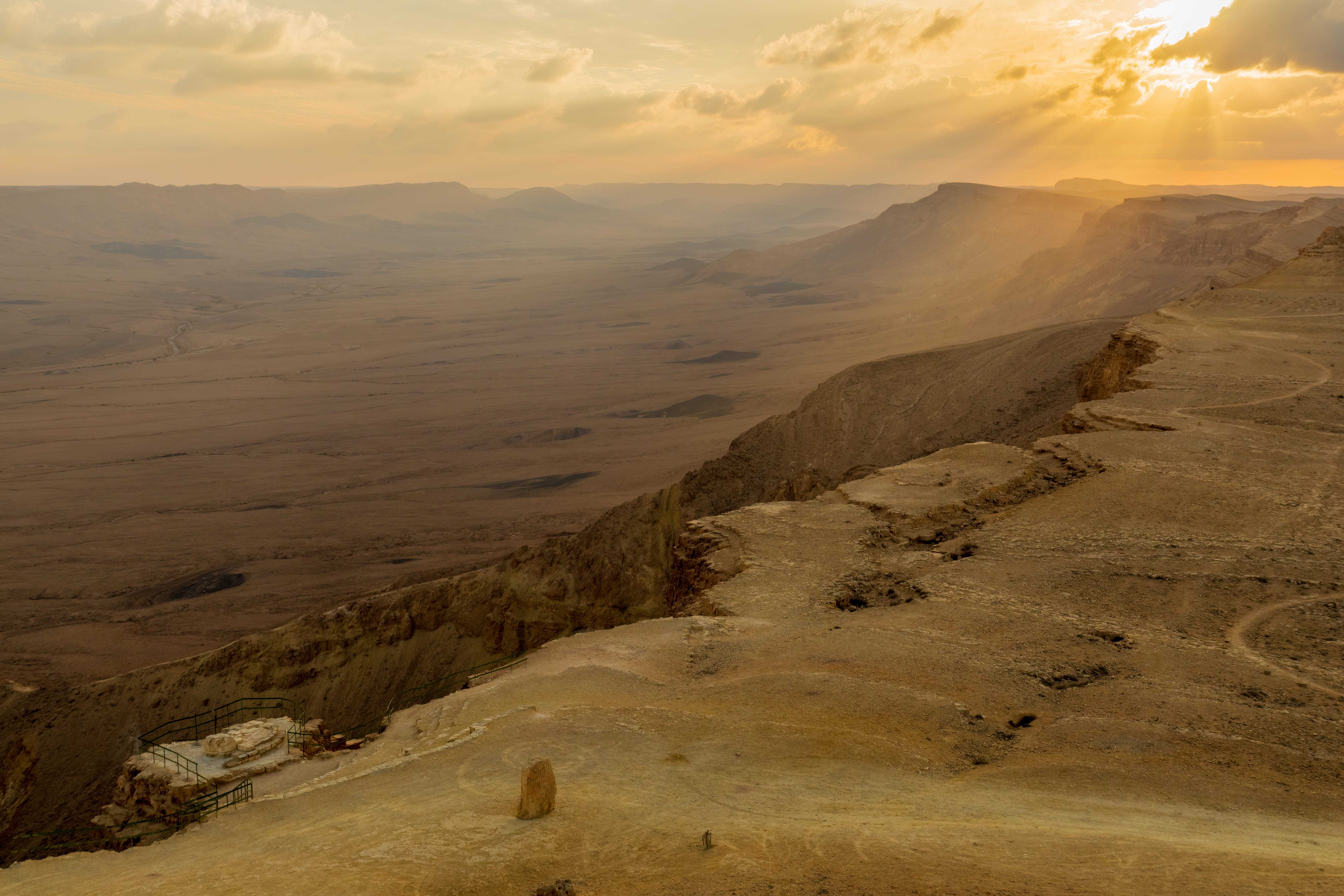 Sunset at Makhtesh Ramon, Negev Desert