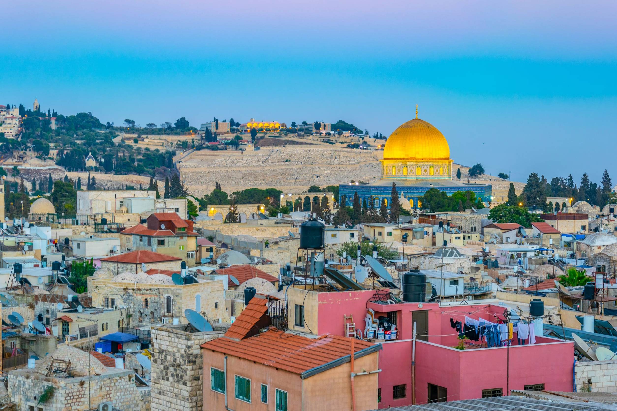 Sunset View Of Jerusalem