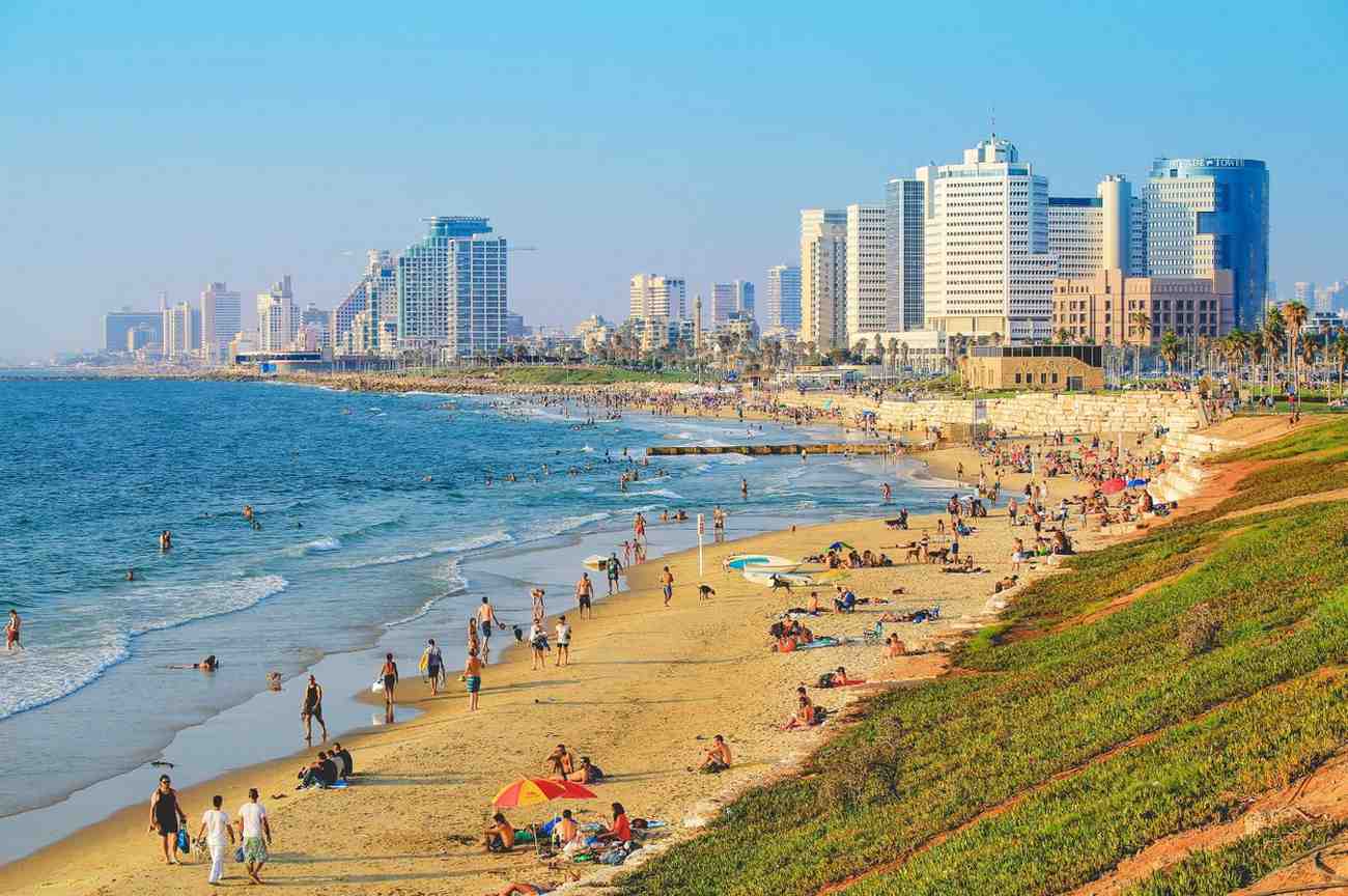 Tel Aviv Beach In Israel